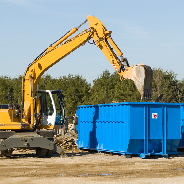 what size residential dumpster rentals are available in Swansea IL